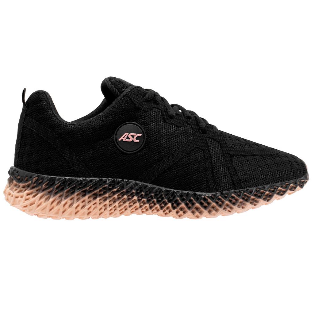 Tênis Esportivo Feminino Youth Class Ghost 3 Preto e Rose para Caminhada